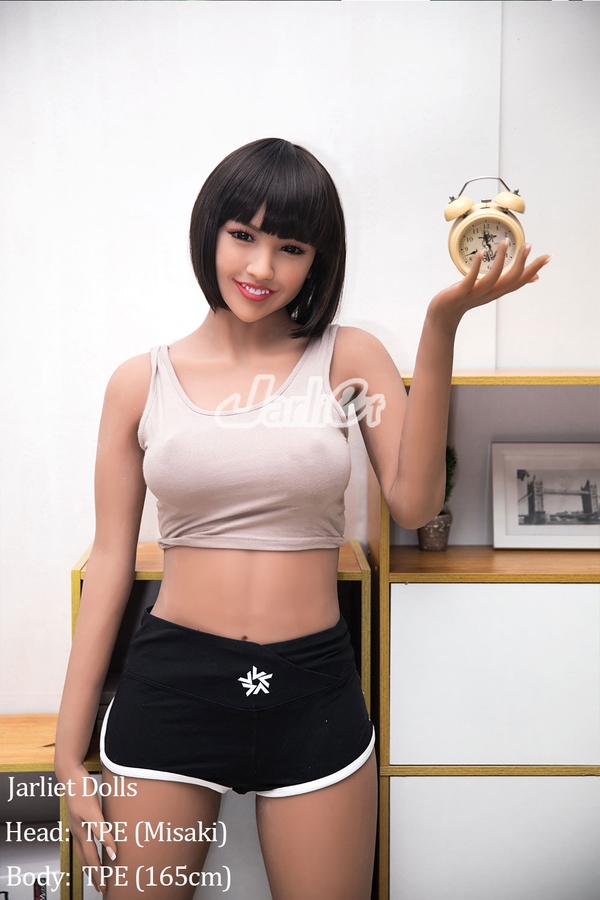 165cm D Cup TPE Thin Lips Small Breasts Brunette Asian Sex Doll Detail View 9